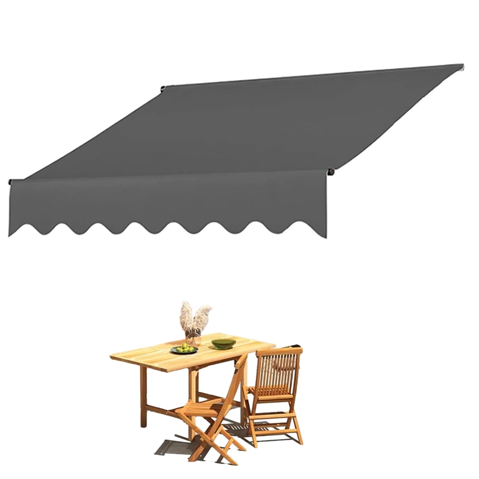 Amazon.co.jp: オーニングテント ひさし 屋根 後付け 格納式日除け